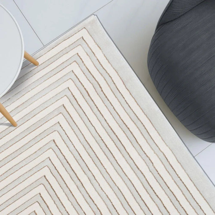 Harmony Modern Geometrics Rugs 160X230 White