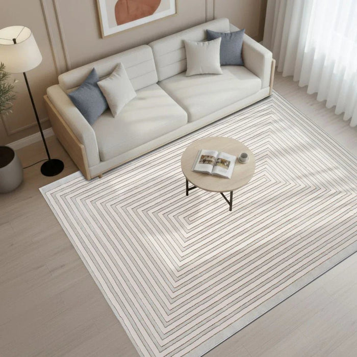 Harmony Modern Geometrics Rugs 160X230 White