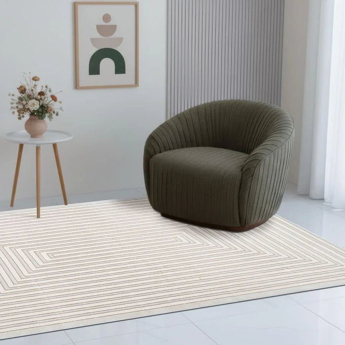 Harmony Modern Geometrics Rugs 160X230 White