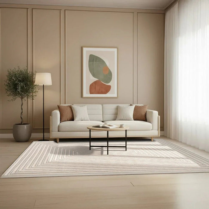 Harmony Modern Geometrics Rugs 160X230 White