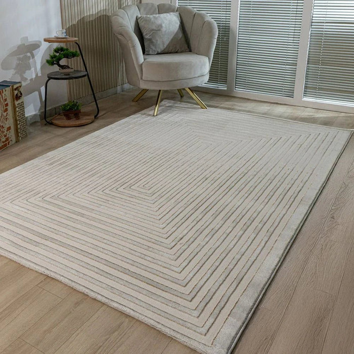 Harmony Modern Geometrics Rugs 200X300 White