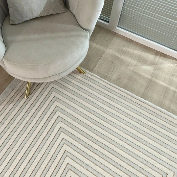 Harmony Modern Geometrics Rugs 200X300 White