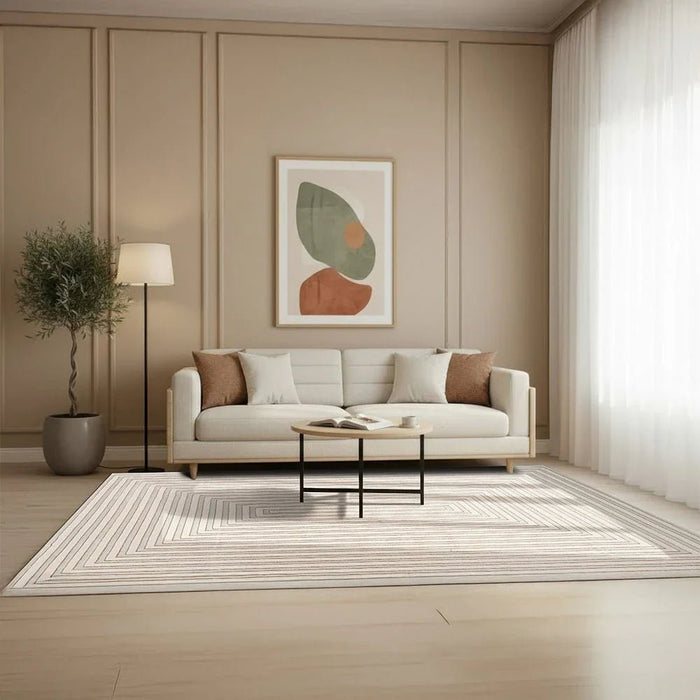 Harmony Modern Geometrics Rugs 200X300 White