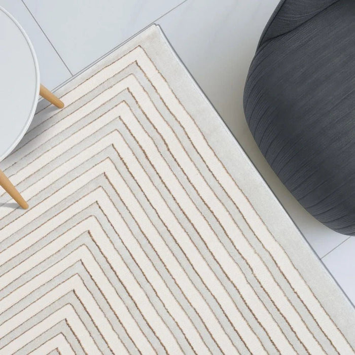 Harmony Modern Geometrics Rugs 240X340 White
