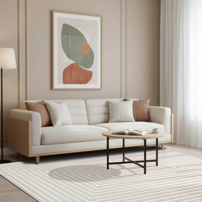 Harmony Modern Geometrics Rugs 240X340 White