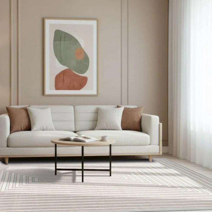 Harmony Modern Geometrics Rugs 240X340 White