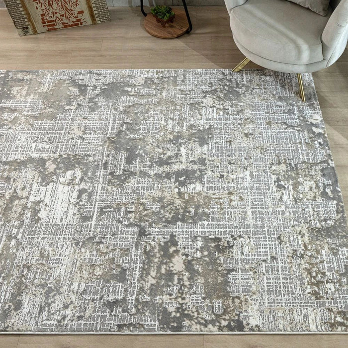 Urbana Modern  Distressed Rugs 200X300 Grey