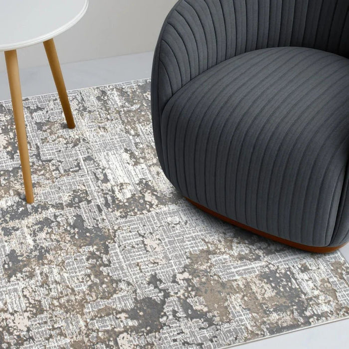 Urbana Modern  Distressed Rugs 200X300 Grey