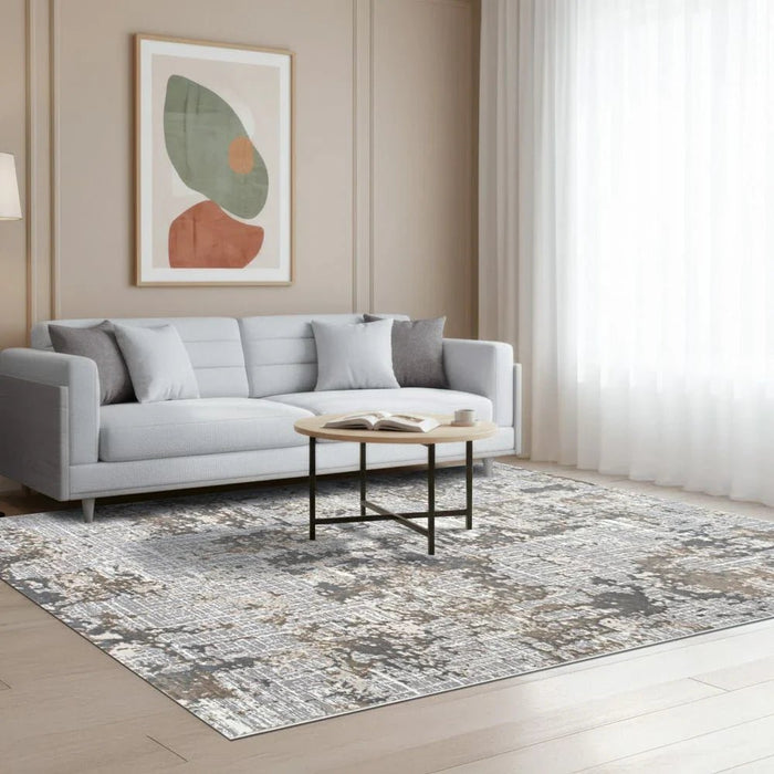 Urbana Modern  Distressed Rugs 200X300 Grey