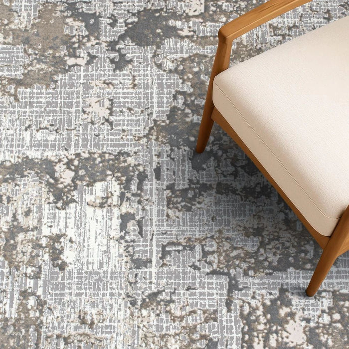 Urbana Modern  Distressed Rugs 240X340 Grey