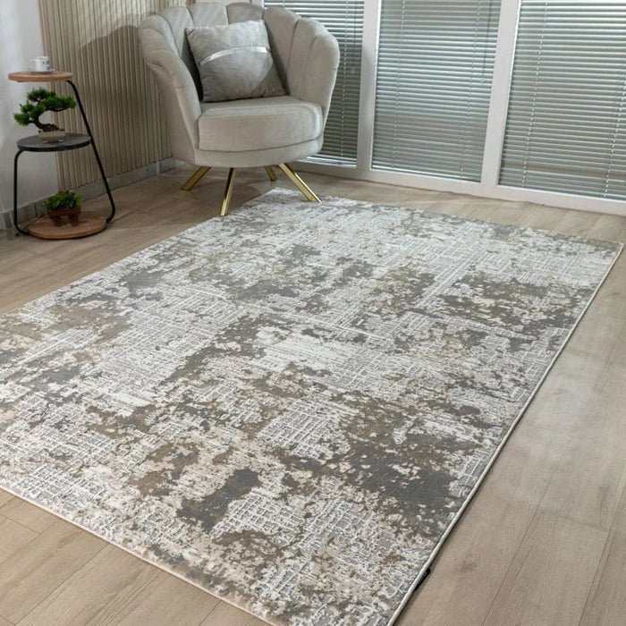 Urbana Modern  Distressed Rugs 240X340 Grey