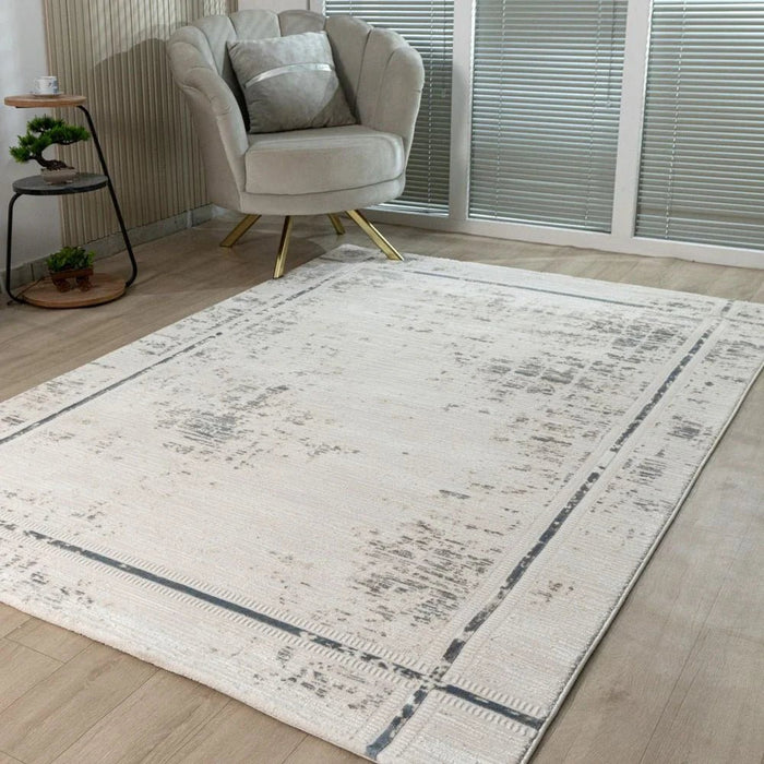 Urbana Contemperory Rugs 160X230 White Blue