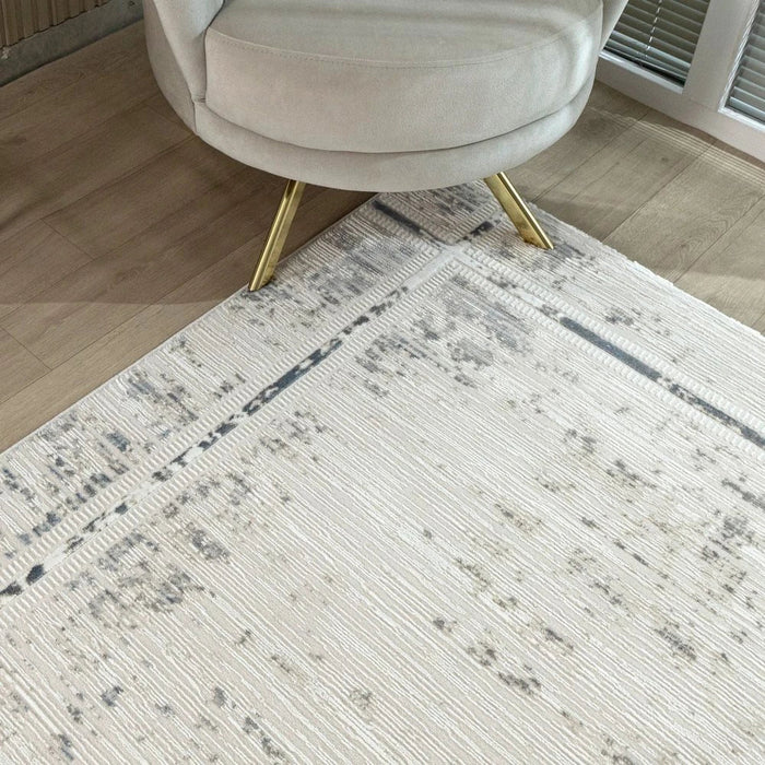Urbana Contemperory Rugs 160X230 White Blue