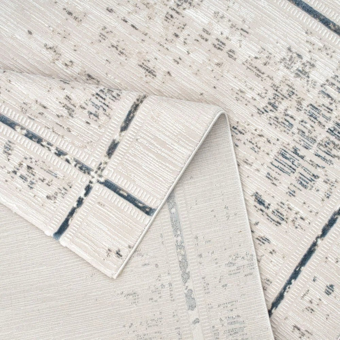 Urbana Contemperory Rugs 160X230 White Blue