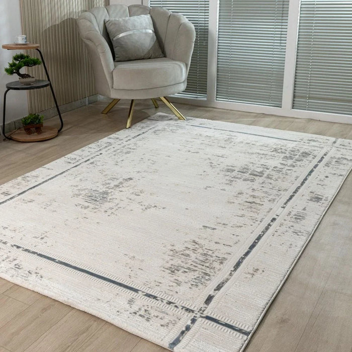 Urbana  Contemperory Rugs 240X340 White Blue