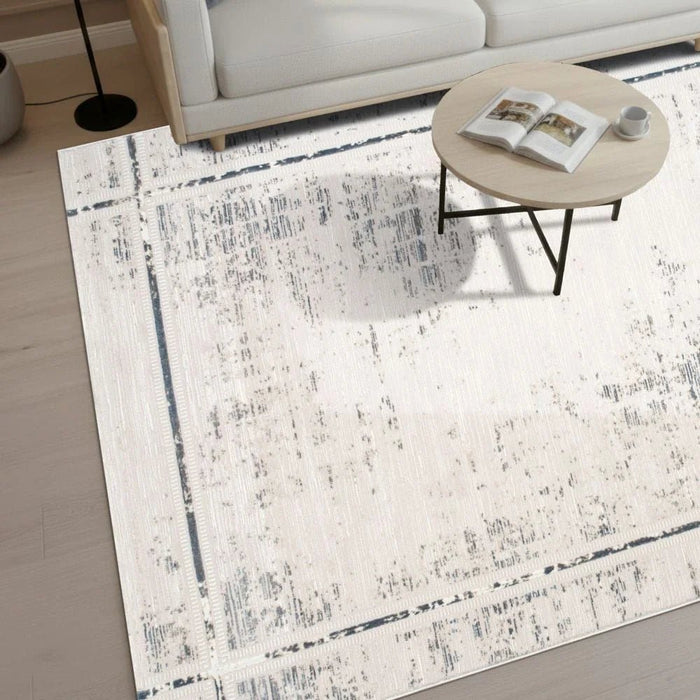 Urbana  Contemperory Rugs 240X340 White Blue