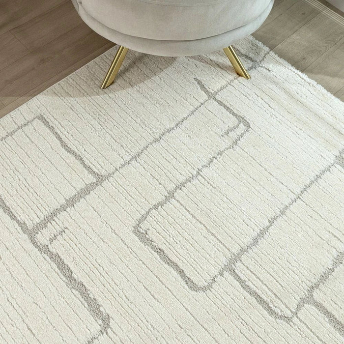 La Perle Modern Abstracts Rugs 200X300 White Rust