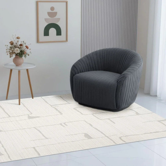 La Perle Modern Abstracts Rugs 200X300 White Rust