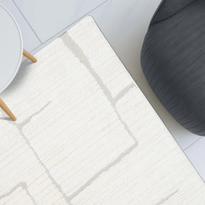 La Perle Modern Abstracts Rugs 200X300 White Rust