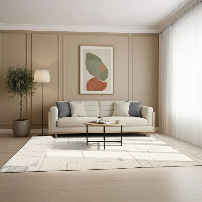 La Perle Modern Abstracts Rugs 200X300 White Rust