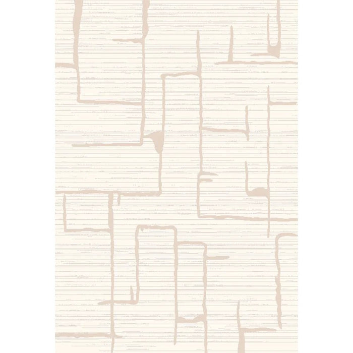 La Perle Modern Abstracts Rugs 200X300 White Rust