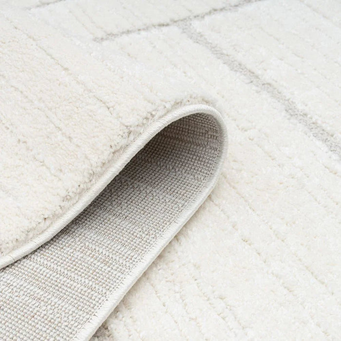 La Perle Modern Abstracts Rugs 200X300 White Rust