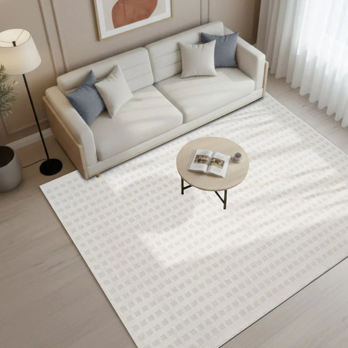 La Perle Plain Solids Rugs 160X230 White