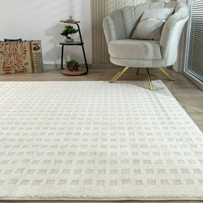 La Perle Plain Solids Rugs 200X300 White