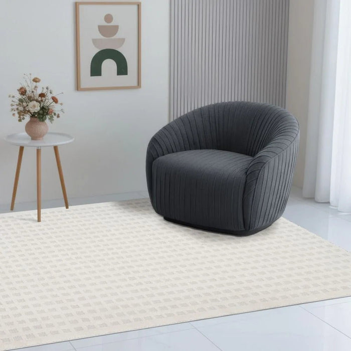 La Perle Plain Solids Rugs 200X300 White