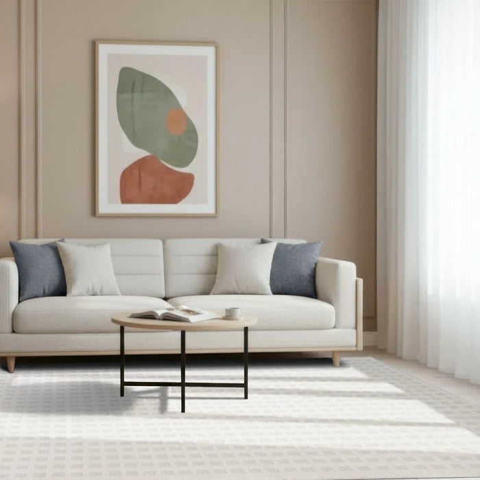 La Perle Plain Solids Rugs 200X300 White