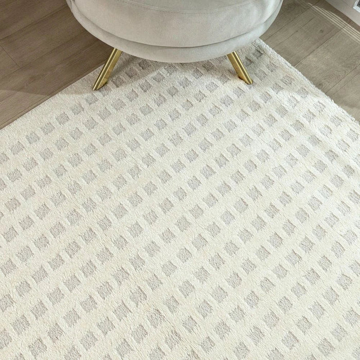 La Perle Plain Solids Rugs 240X340 White