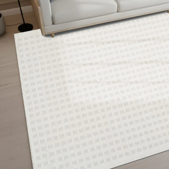 La Perle Plain Solids Rugs 240X340 White