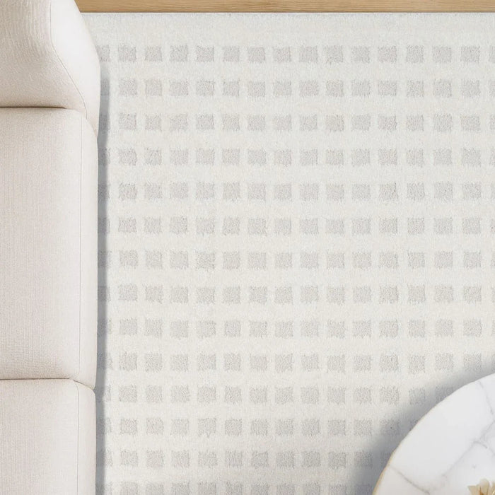 La Perle Plain Solids Rugs 240X340 White