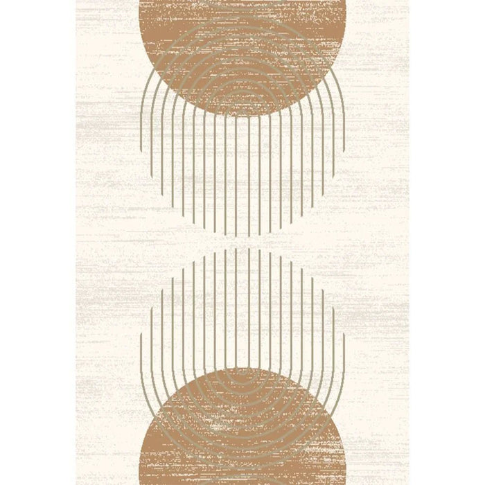 Percy Modern Abstracts Rugs 160X230 White Rust