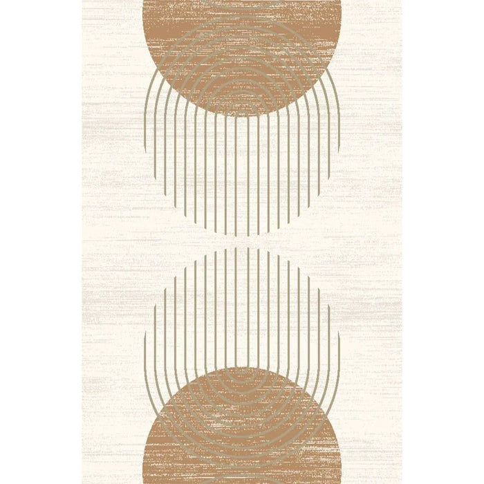 Percy Modern Abstracts Rugs 200X300 White Rust