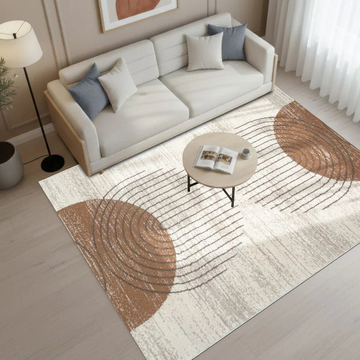 Percy Modern Abstracts Rugs 240X340 White Rust