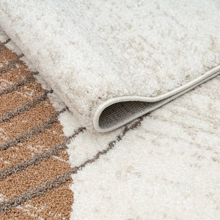Percy Modern Abstracts Rugs 240X340 White Rust