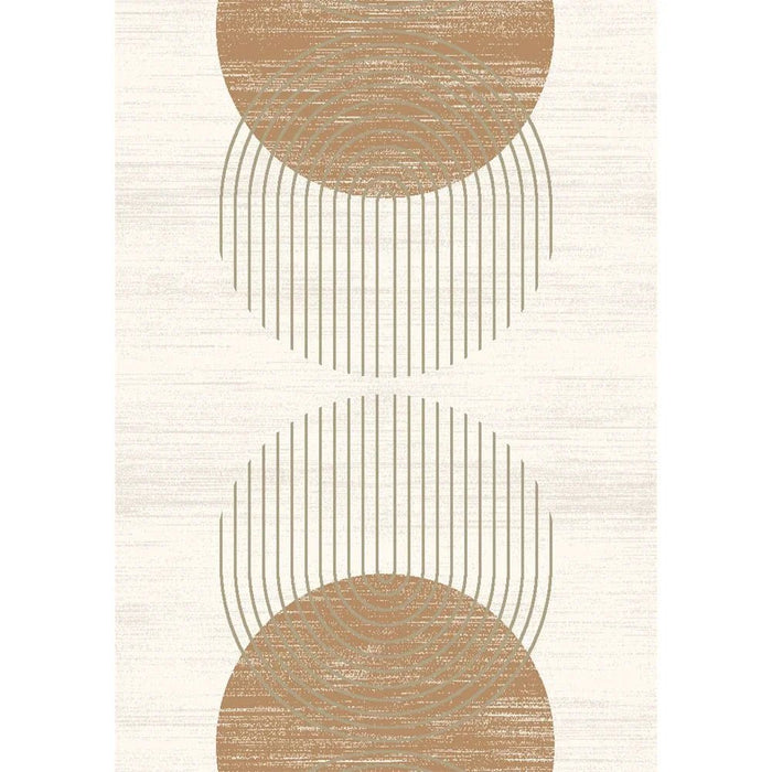 Percy Modern Abstracts Rugs 240X340 White Rust