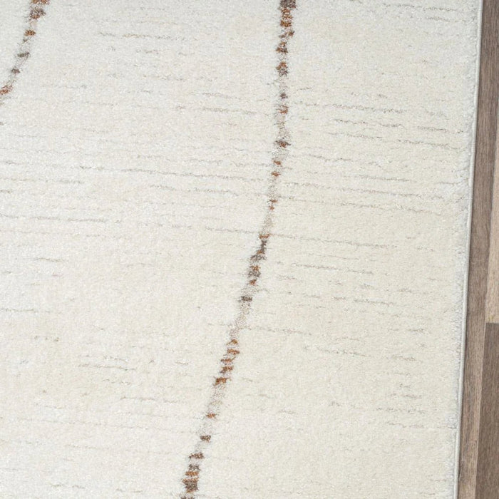 La Perle Modern Abstracts Rugs 160X230 White Rust