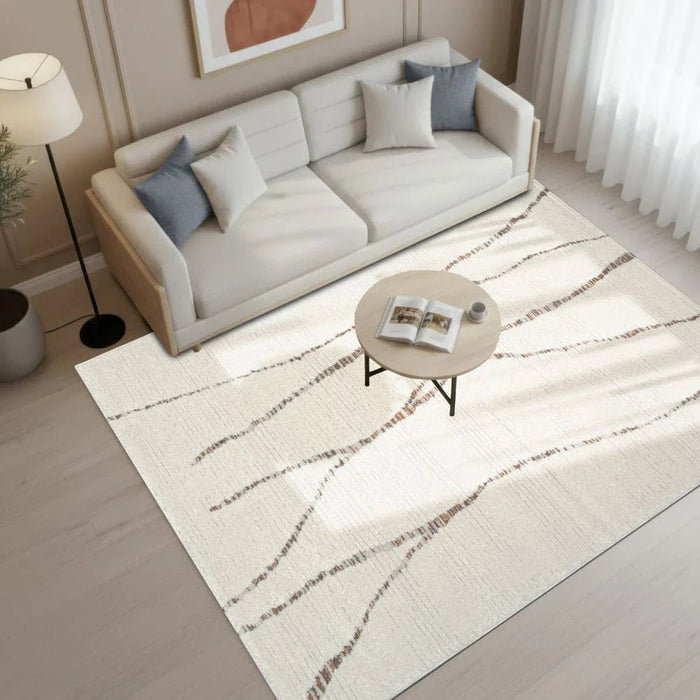 La Perle Modern Abstracts Rugs 160X230 White Rust