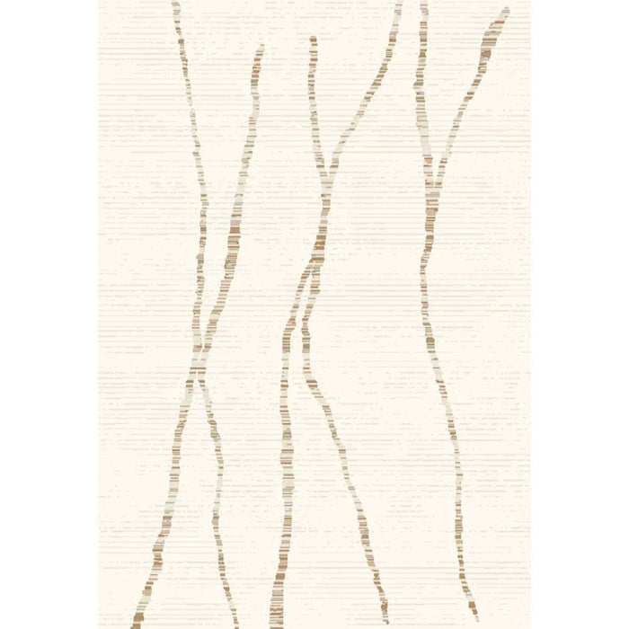 La Perle Modern Abstracts Rugs 160X230 White Rust