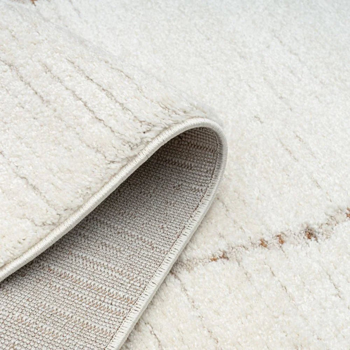 La Perle Modern Abstracts Rugs 160X230 White Rust