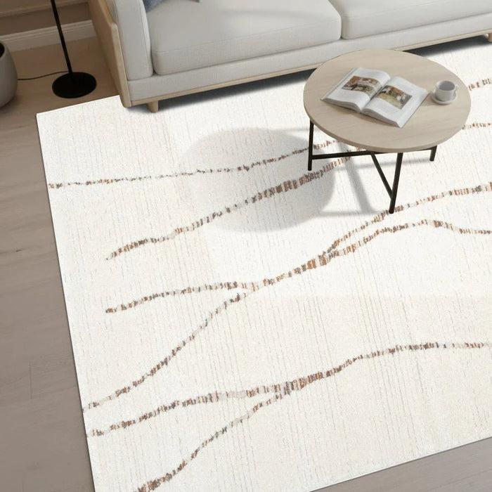 La Perle Modern Abstracts Rugs 200X300 White Rust
