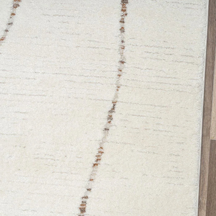 La Perle Modern Abstracts Rugs 200X300 White Rust