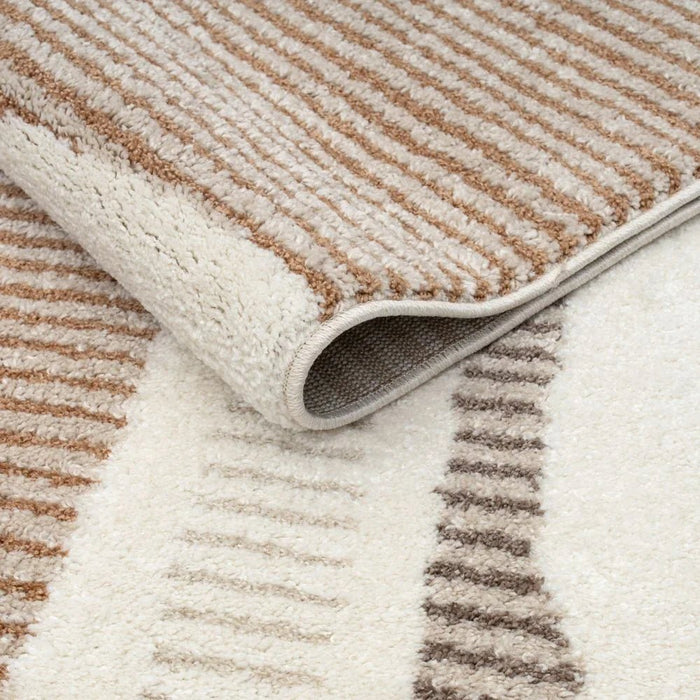 La Perle Modern Abstracts Rugs 160X230 White Rust