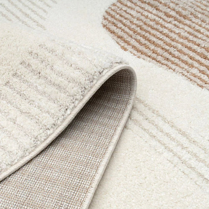 La Perle Modern Abstracts Rugs 160X230 White Rust