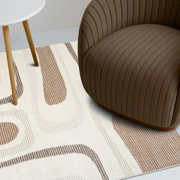 La Perle Modern Abstracts Rugs 200X300 White Rust