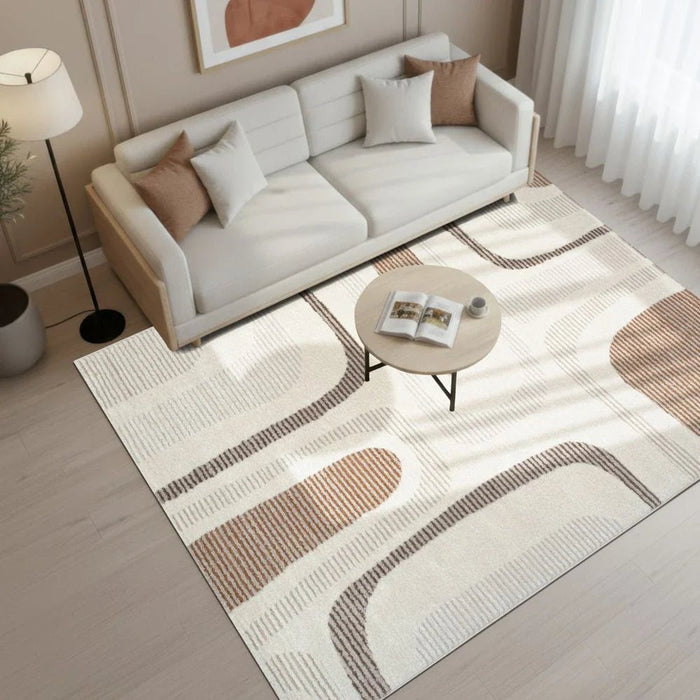 La Perle Modern Abstracts Rugs 200X300 White Rust