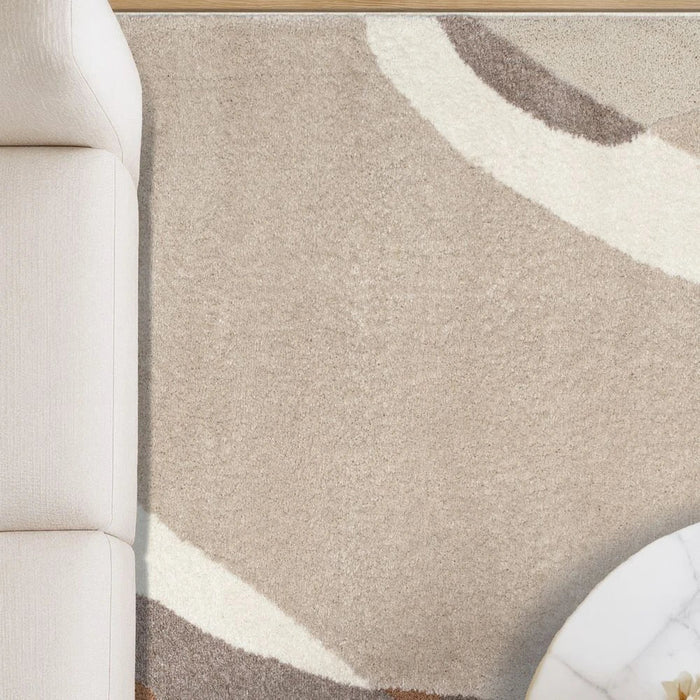 La Perle Modern Abstracts Rugs 200X300 White Rust
