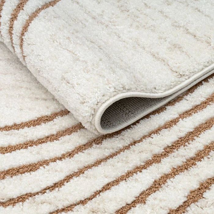La Perle Modern Abstracts Rugs 160X230 White Rust